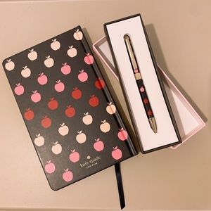 Kate Spade Apple Orchard Notebook and Pen